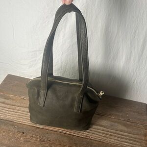 Chic Olive Green Shoulder Bag